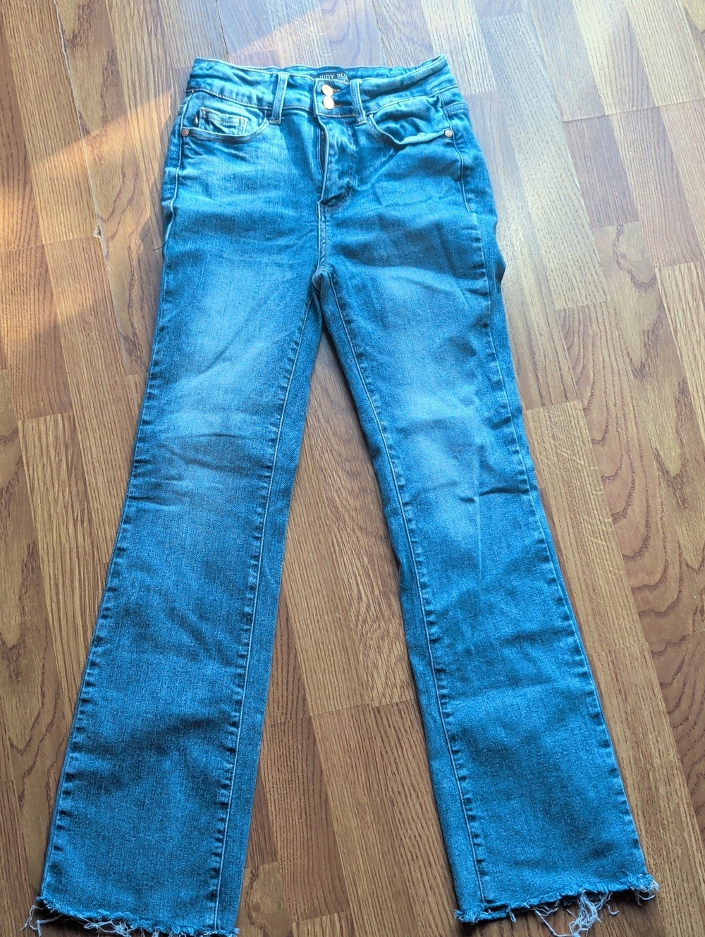 Judy Blue Women's Blue High-Rise Flared Jeans